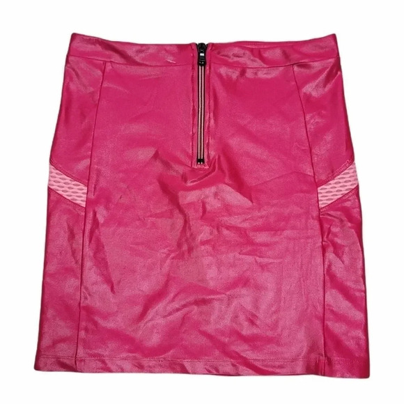 Koral Lustrous Hot Pink Mini Skirt - Picture 8 of 9